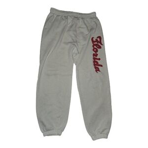 Vintage Florida Graphic Sweatpants White with Red Script